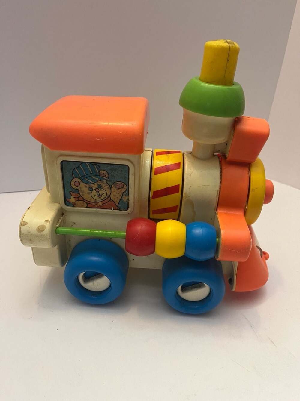 1982 Vintage Child Guidance Busy Choo-Choo Developmental Train Toy